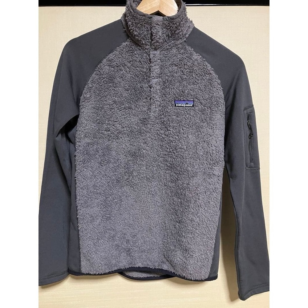Patagonia Sweater Mens Size Large Gray Quarter Snap Fleece Pullover Outdoors